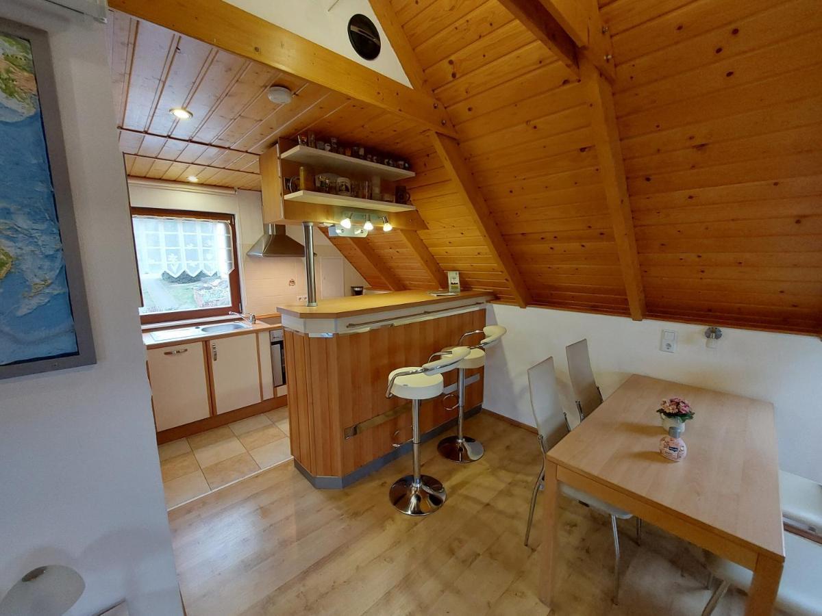 Ferienwohnung Zur Saaleaue Wettin Buitenkant foto