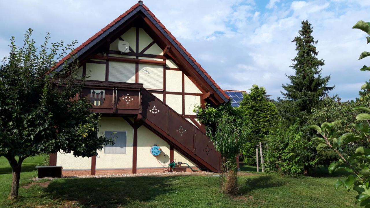 Ferienwohnung Zur Saaleaue Wettin Buitenkant foto